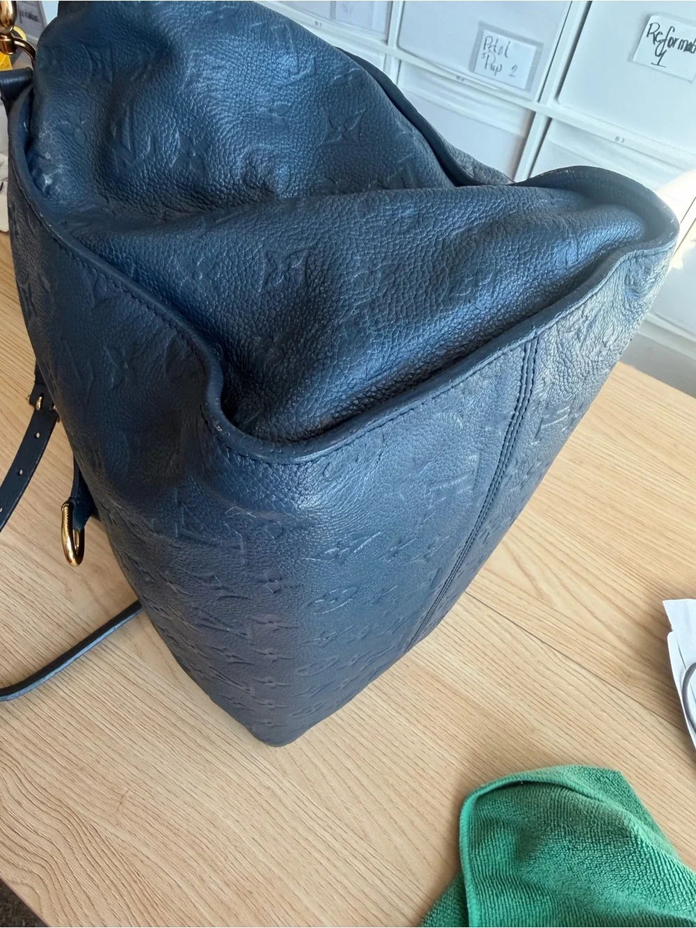 Louis Vuitton Monogram Empreinte Lumineuse PM Tote Bag/Dust Bag & COA